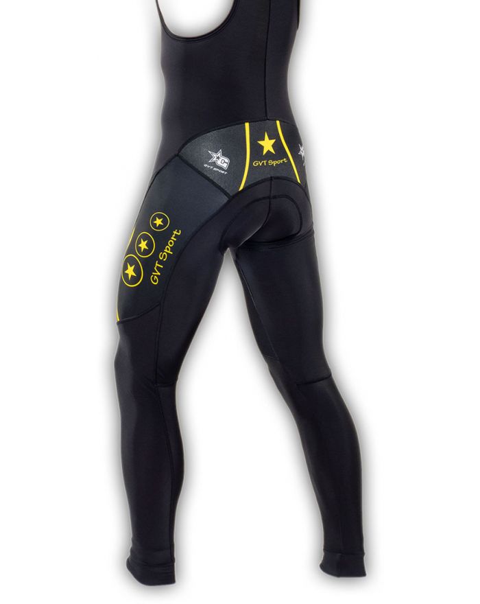 Collant Cycliste Thermique Yellows Stars