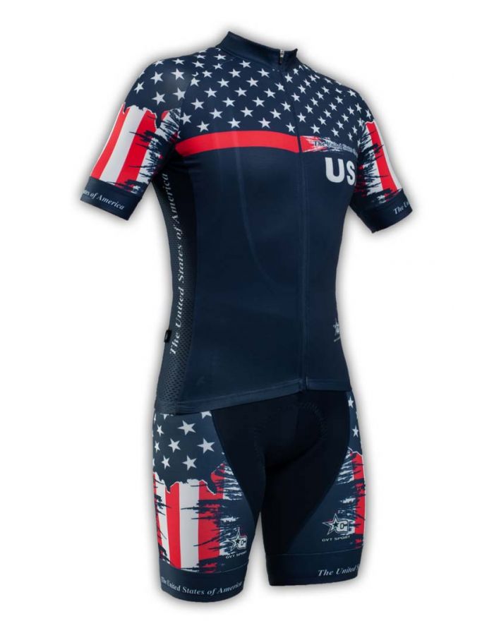 Tenue cycliste GVT Usa Bike + Chaussettes Cycliste