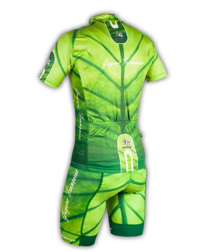 Tenue cycliste GVT Amazonie Guyane Française + chaussettes cyclistes