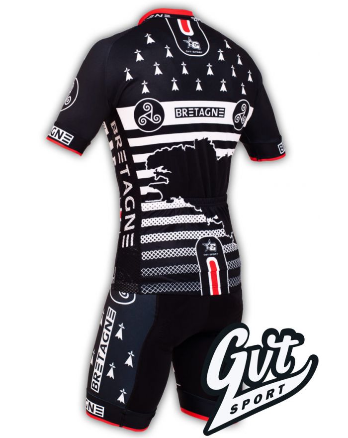 Tenue cycliste GVT Bretagne Vélo + Paire de gants et chaussettes Cycliste