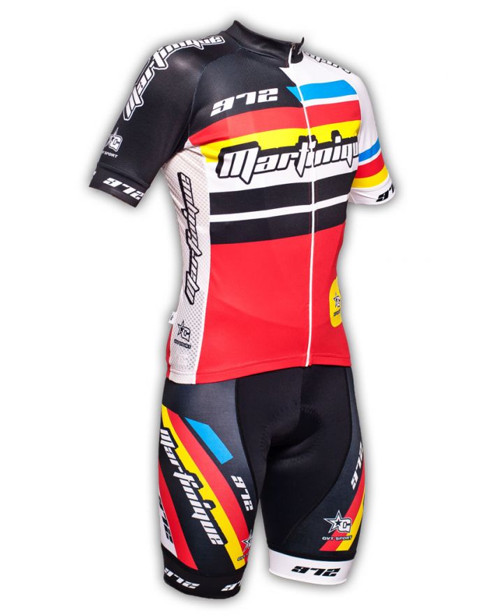 Tenue cycliste GVT Martinique 972 + Chaussettes Cycliste