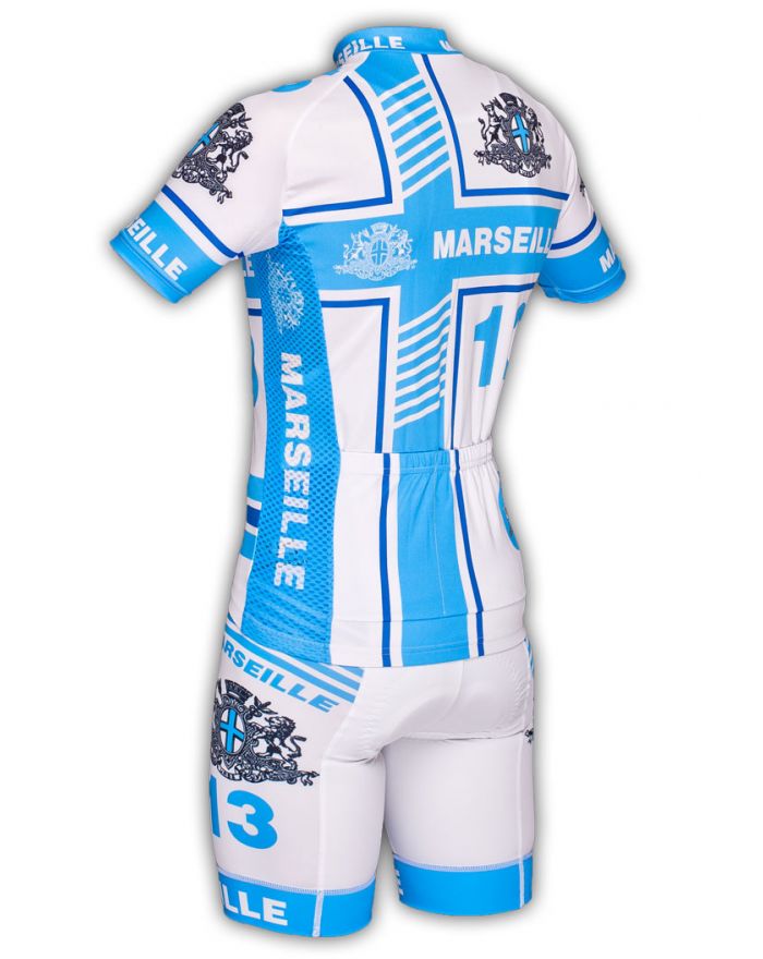 Ensemble cycliste GVT Marseille Cyclisme + chaussettes cyclistes