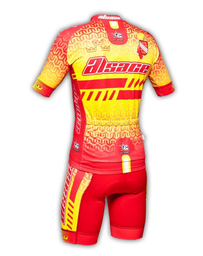 Ensemble cycliste GVT Alsace Cyclisme + Chaussettes Cycliste