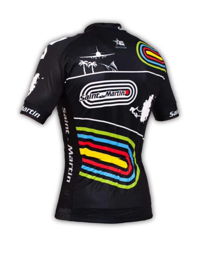 Maillot cycliste GVT Saint Martin Bike Black