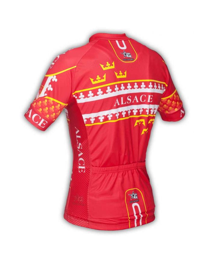 Maillot cyclisme GVT Alsace Vélo
