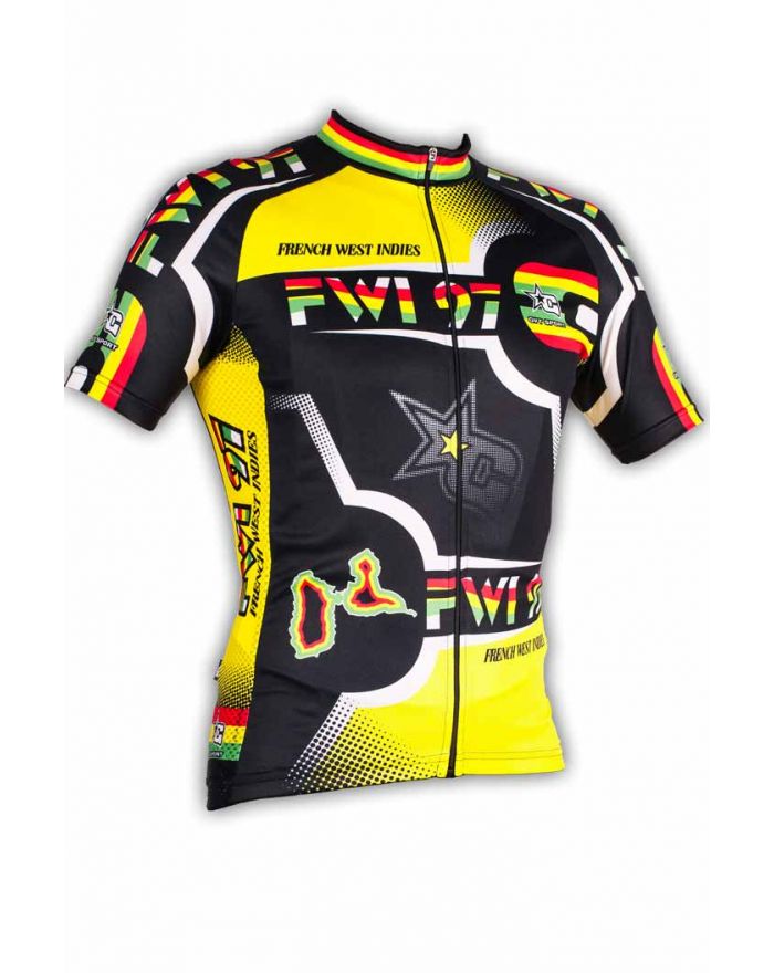 Maillot de vélo GVT FWI Guadeloupe