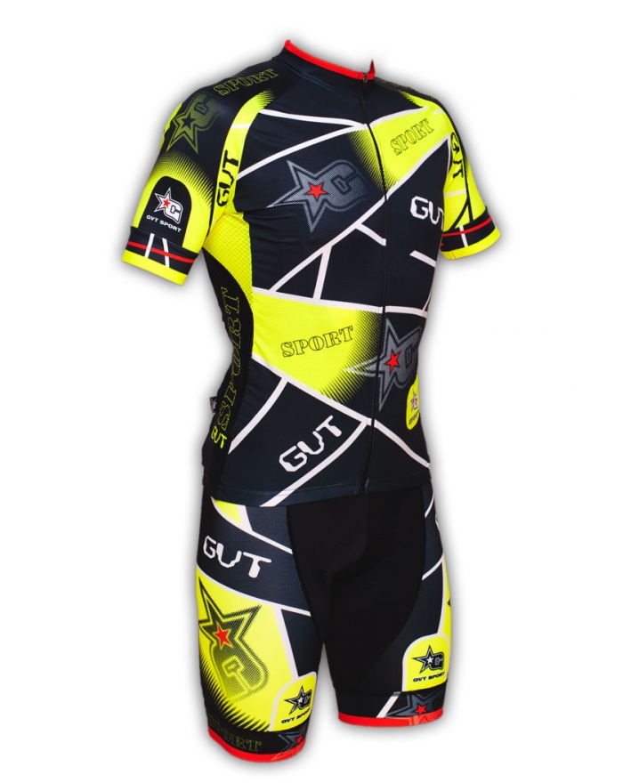 Ensemble cycliste GVT Sport Fluo + Chaussettes cycliste