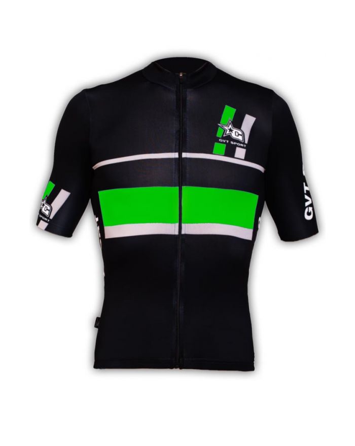 Maillot cycliste pro GVT Sport Vert Fluo