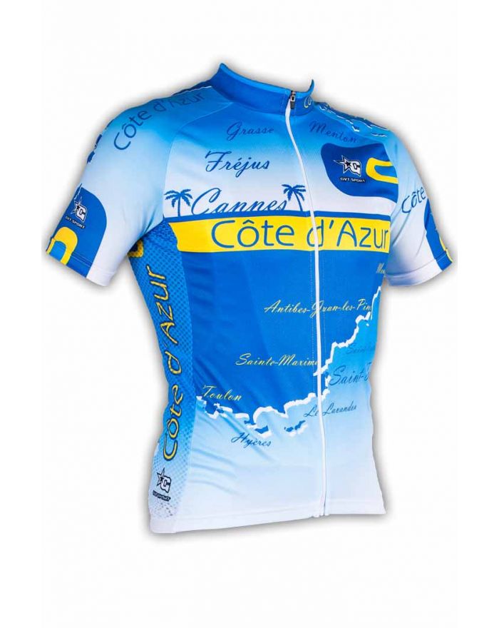 Maillot de vélo GVT Côte d'Azur