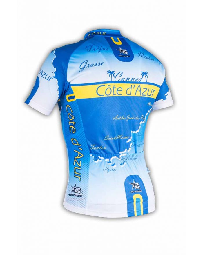 Maillot de vélo GVT Côte d'Azur