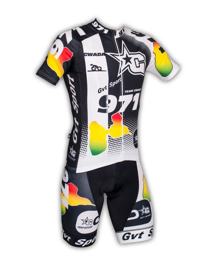 Ensemble cycliste GVT Gwada Vélo + Paire de Chaussettes Cycliste