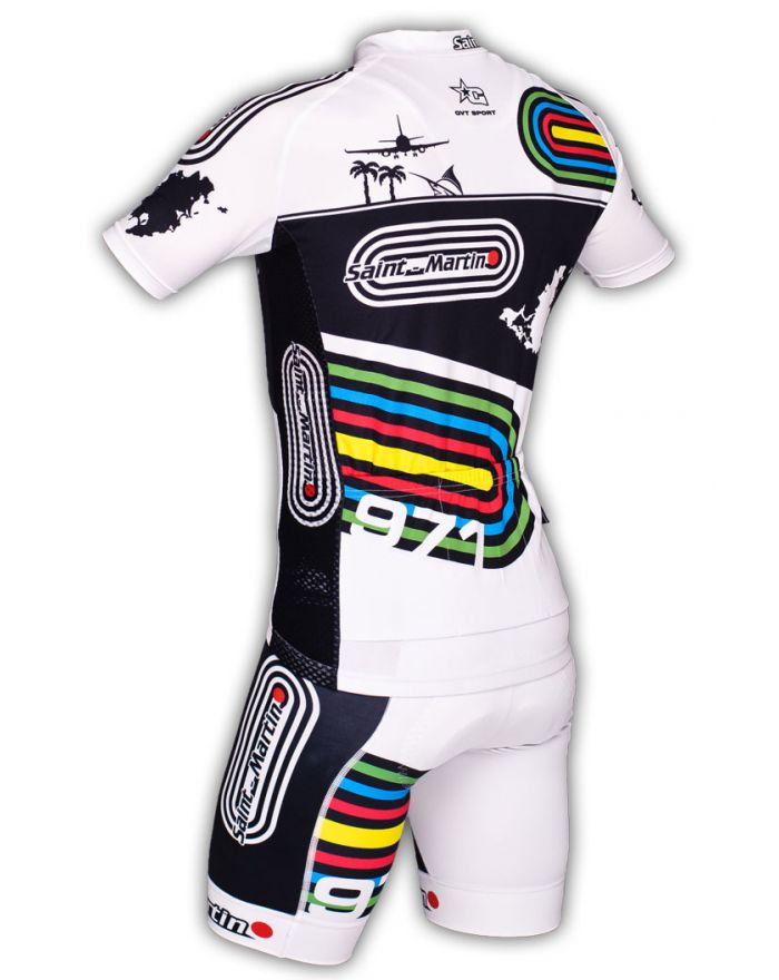 Ensemble cycliste GVT Saint Martin Bike + Paire de chaussettes Cycliste