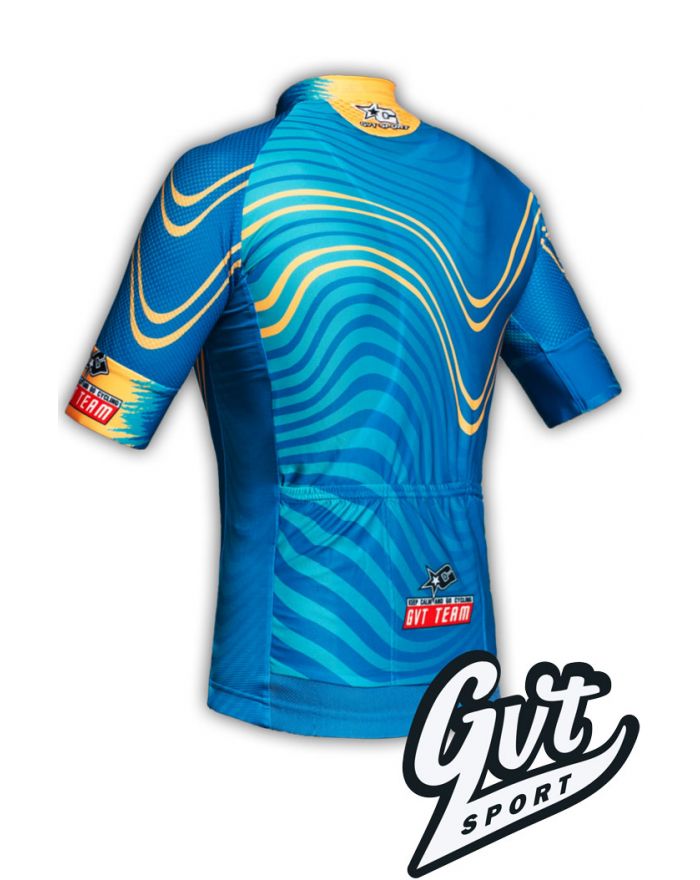 Maillot cycliste pro GVT Sport Tahiti Waves