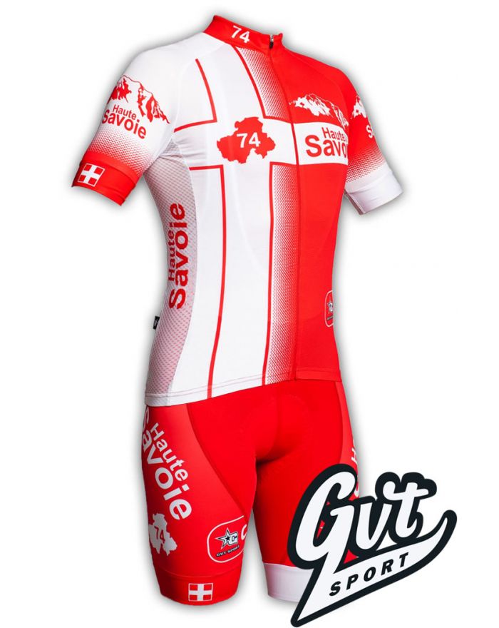 Tenue cycliste GVT Haute-Savoie Cyclisme + Paire de gants et chaussettes cycliste