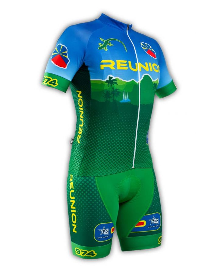 Tenue cycliste GVT Reunion Cyclisme 974 + Chaussettes Cycliste
