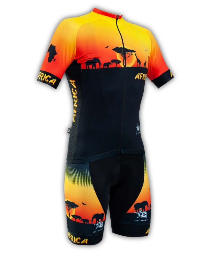 Tenue cycliste GVT Africa Bike + Chaussettes Cycliste