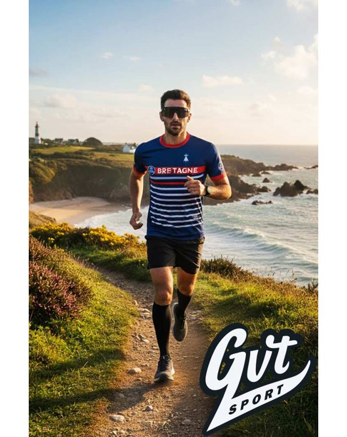 Tee-Shirt Trail GVT Sport Bretagne Marine