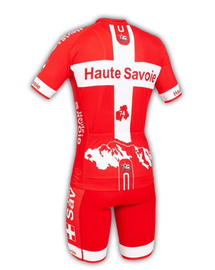 Tenue cycliste GVT Haute-Savoie Vélo + Paire de gants et chaussettes cycliste