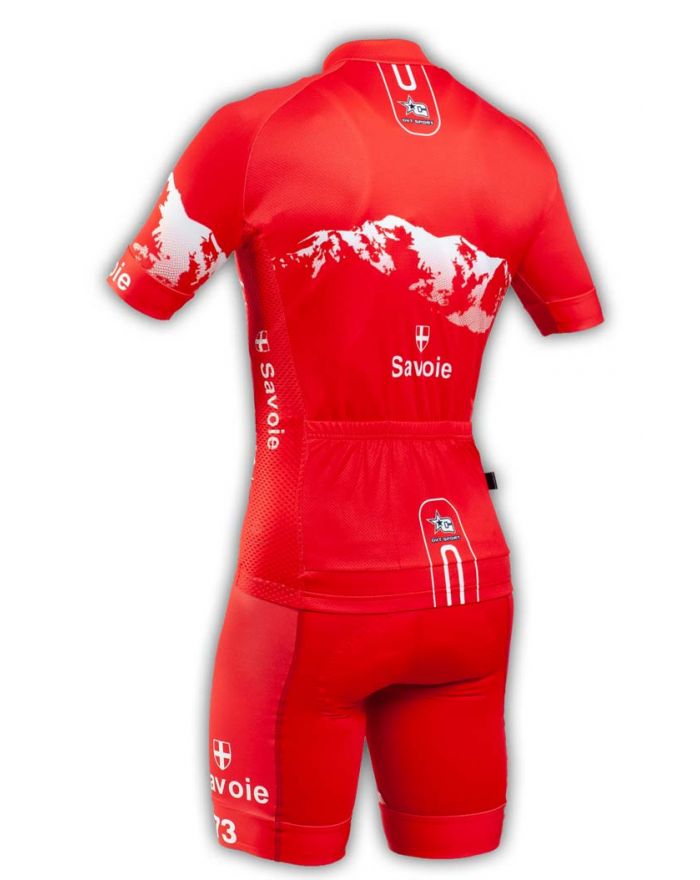 Tenue cycliste GVT Savoie Cyclisme + Paire de gants et chaussettes cycliste