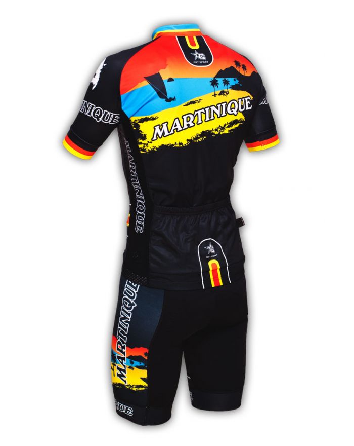 Ensemble cycliste GVT Le Diamant Martinique + Chaussettes Cycliste