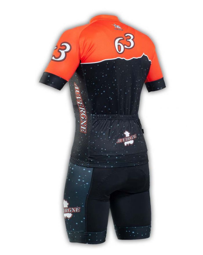 Tenue cycliste GVT Auvergne Cyclisme + Paire de gants et chaussettes Cycliste