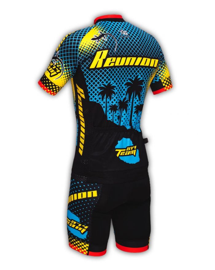 Ensemble cycliste GVT Reunion Team 974 + Chaussettes Cycliste