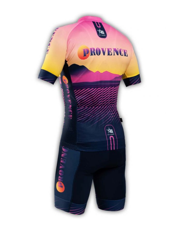Tenue cycliste GVT Provence Vélo + Paire de gants et chaussettes Cycliste