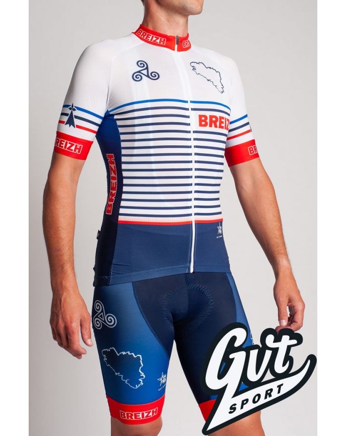 Tenue cycliste GVT Breizh Vélo + Paire de gants et chaussettes cycliste