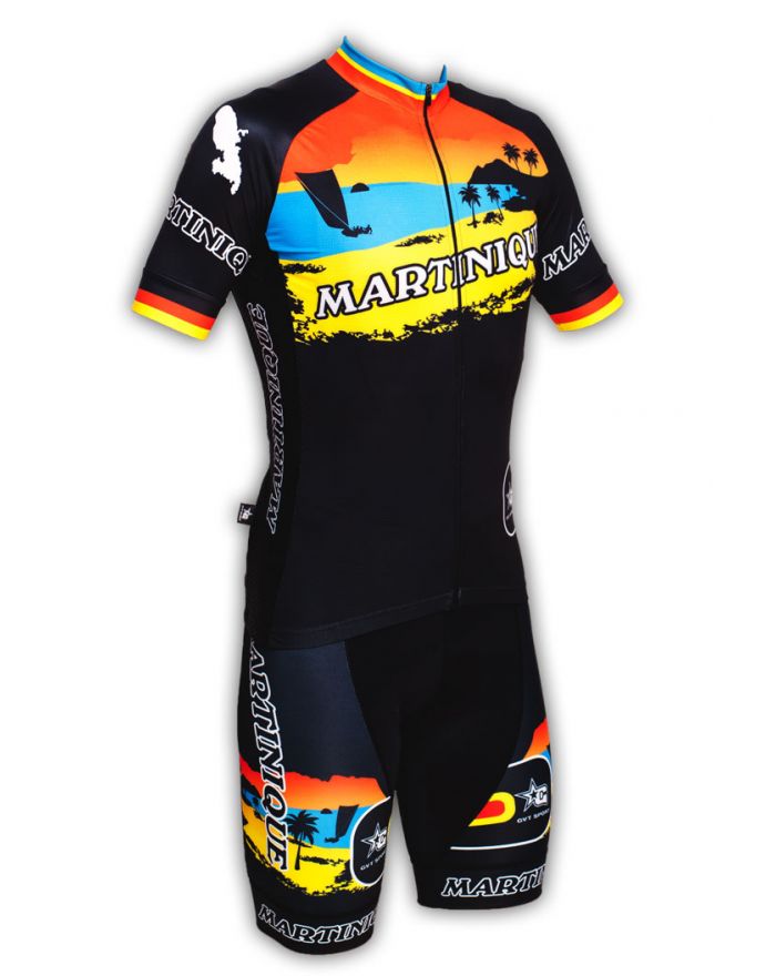 Ensemble cycliste GVT Le Diamant Martinique + Chaussettes Cycliste
