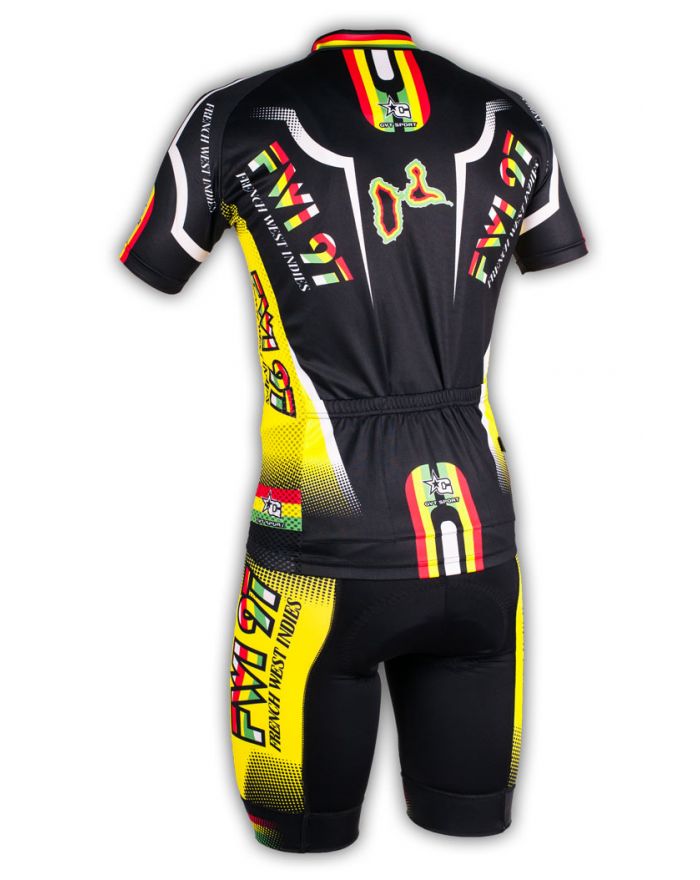 Ensemble cycliste GVT FWI Guadeloupe + Chaussettes Cycliste