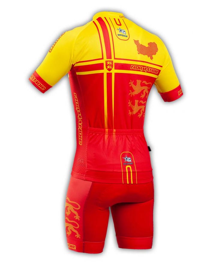 Tenue cycliste GVT Normandie Cyclisme + Paire de gants et chaussettes Cycliste