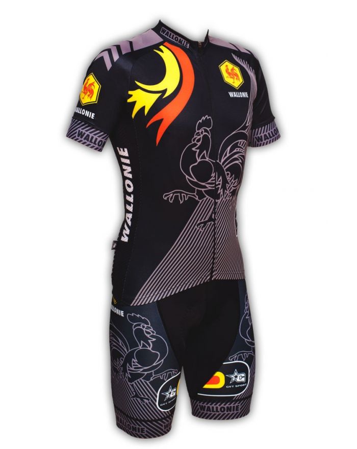 Ensemble cycliste GVT Wallonie Cyclisme + Chaussettes Cycliste
