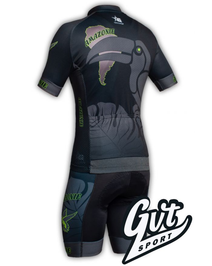 Tenue cycliste GVT Amazonie Bike + Paire de gants et chaussettes Cycliste