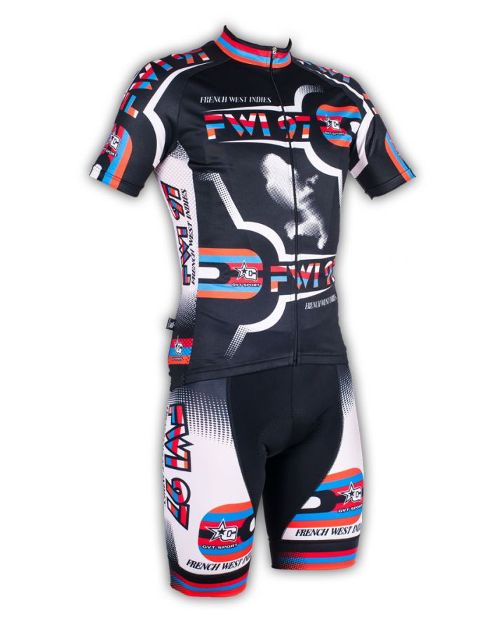 Ensemble cycliste GVT FWI Martinique + Chaussettes Cycliste