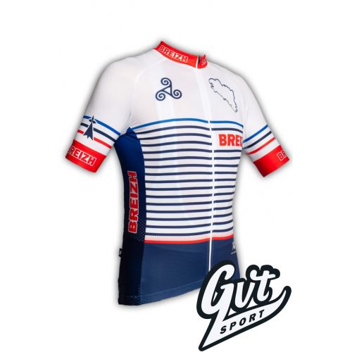 Maillot cyclisme GVT Breizh Vélo + Chaussettes