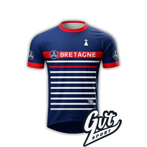 Tee-Shirt Trail GVT Sport Bretagne Marine