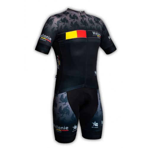 Tenue cycliste GVT Belgique Wallonie Vélo + Paire de gants et chaussettes Cycliste