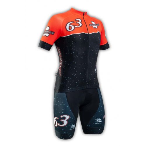 Tenue cycliste GVT Auvergne Cyclisme + Paire de gants et chaussettes Cycliste