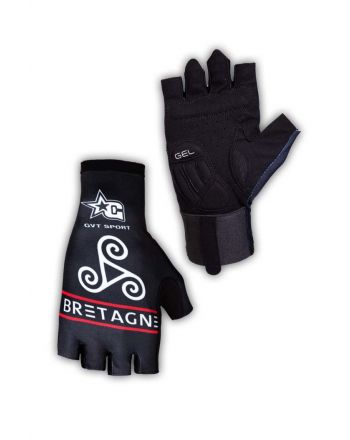 Paire de gants cycliste proline GVT Bretagne