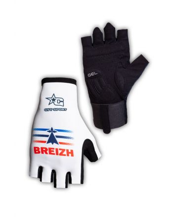 Paire de gants cycliste proline GVT Breizh Vélo