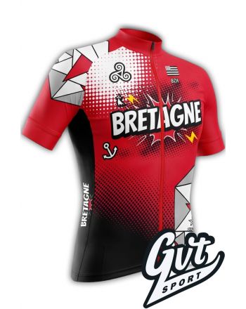 Maillot cycliste GVT Sport Breizh Rider + chaussettes