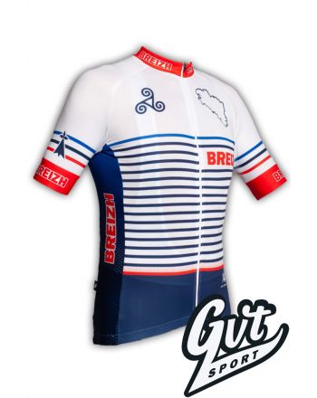 Maillot cyclisme GVT Breizh Vélo + Chaussettes