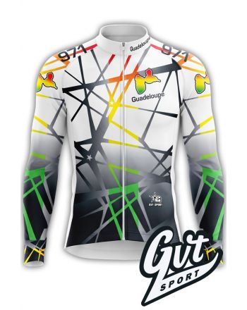 Maillot de Vélo Manches Longues Gvt Sport Guadeloupe 971