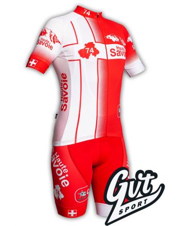 Tenue cycliste GVT Haute-Savoie Cyclisme + Paire de gants et chaussettes cycliste