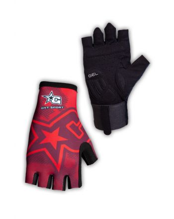 Paire de gants cycliste proline GVT Red Star