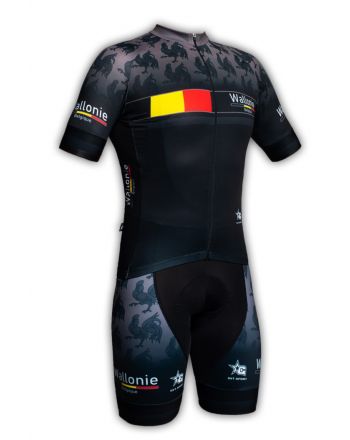 Tenue cycliste GVT Belgique Wallonie Vélo + Paire de gants et chaussettes Cycliste