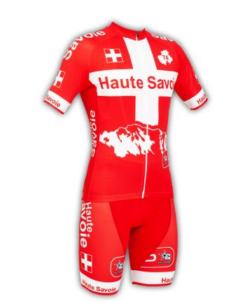 Tenue cycliste GVT Haute-Savoie Vélo + Paire de gants et chaussettes cycliste