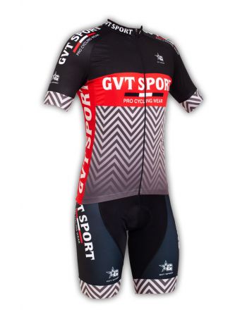 Tenue cycliste GVT Sport Noir + chaussettes cyclistes