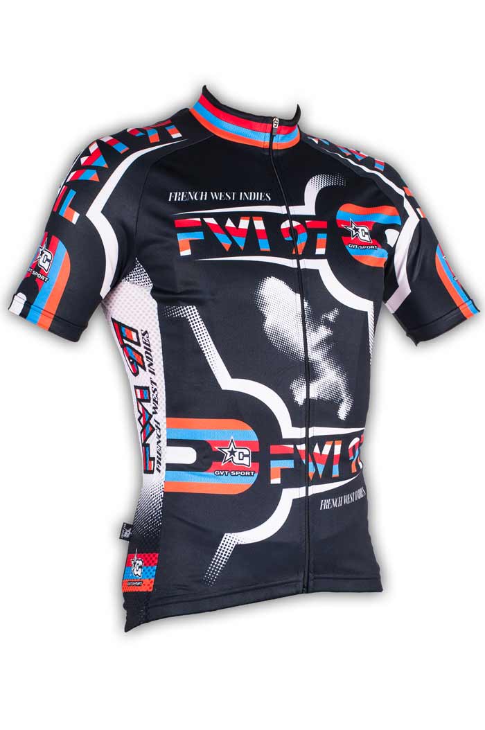 Maillot De Cyclisme Homme Canari Safety First - Taille L, Imprimé Graphique, 100% Polyester