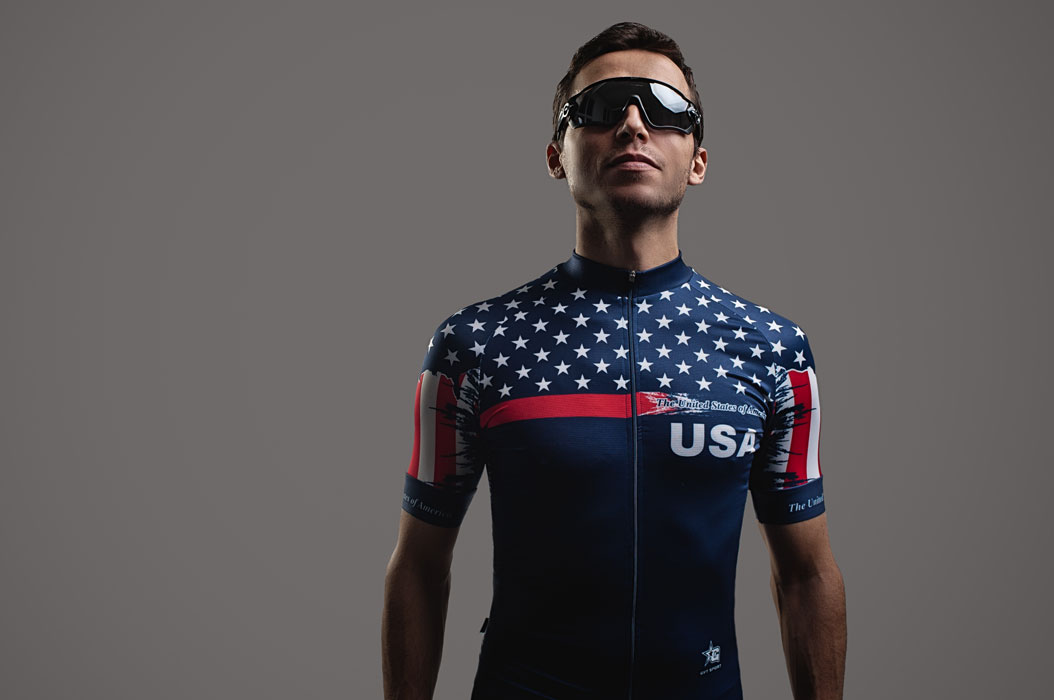 Maillot Cyclisme Homme - Short Sleeve Summer USA Série